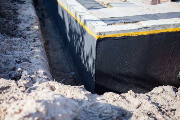 Residential Waterproofing installation at a Shelburn, IN home by SJ Waterproofing Pros